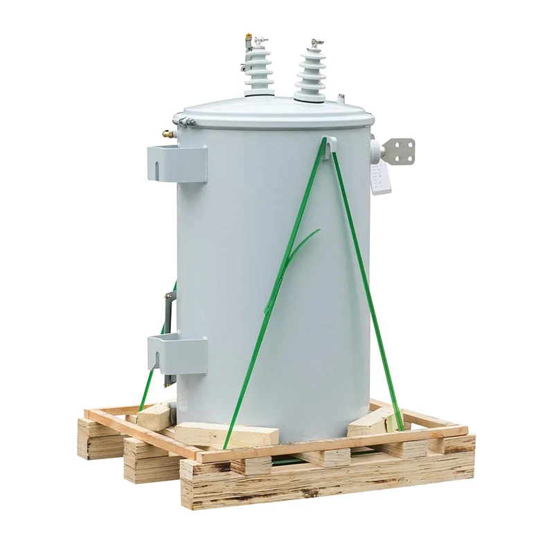 Enfaset stangmonteret olietransformer